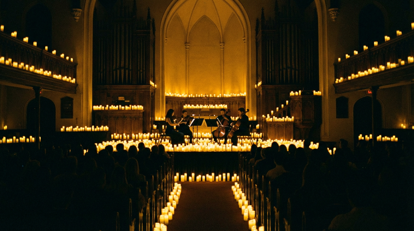Talleres y conciertos — Candlelight, música en vivo